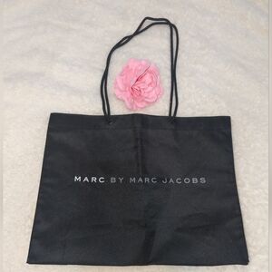 Marc by Marc Jacobs Black Large Logo Tote Bag